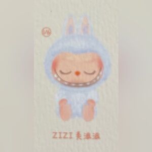 100% Authentic Pop Mart Labubu V2 Have A Seat Plush Pendant: ZiZi Character!